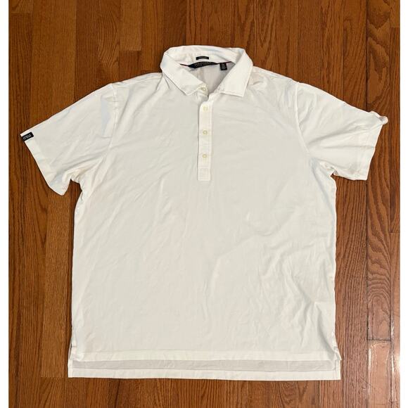 Polo Ralph Lauren Golf Super Soft White Men's Polo Short Sleeve Shirt XXL- EUC - Picture 1 of 9
